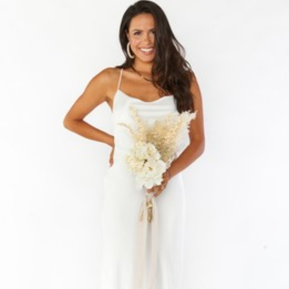 Show Me Your MuMu Tuscany Ivory Slip Dress